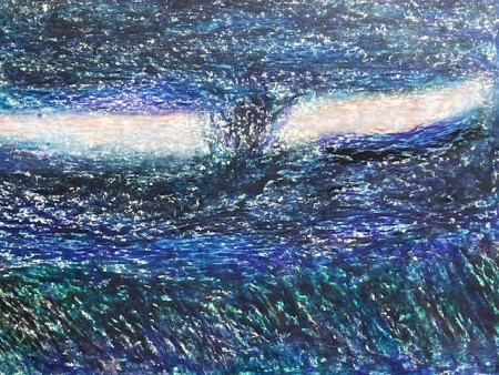 Last light in the eveningsky just coming outside Amsterdam by train.